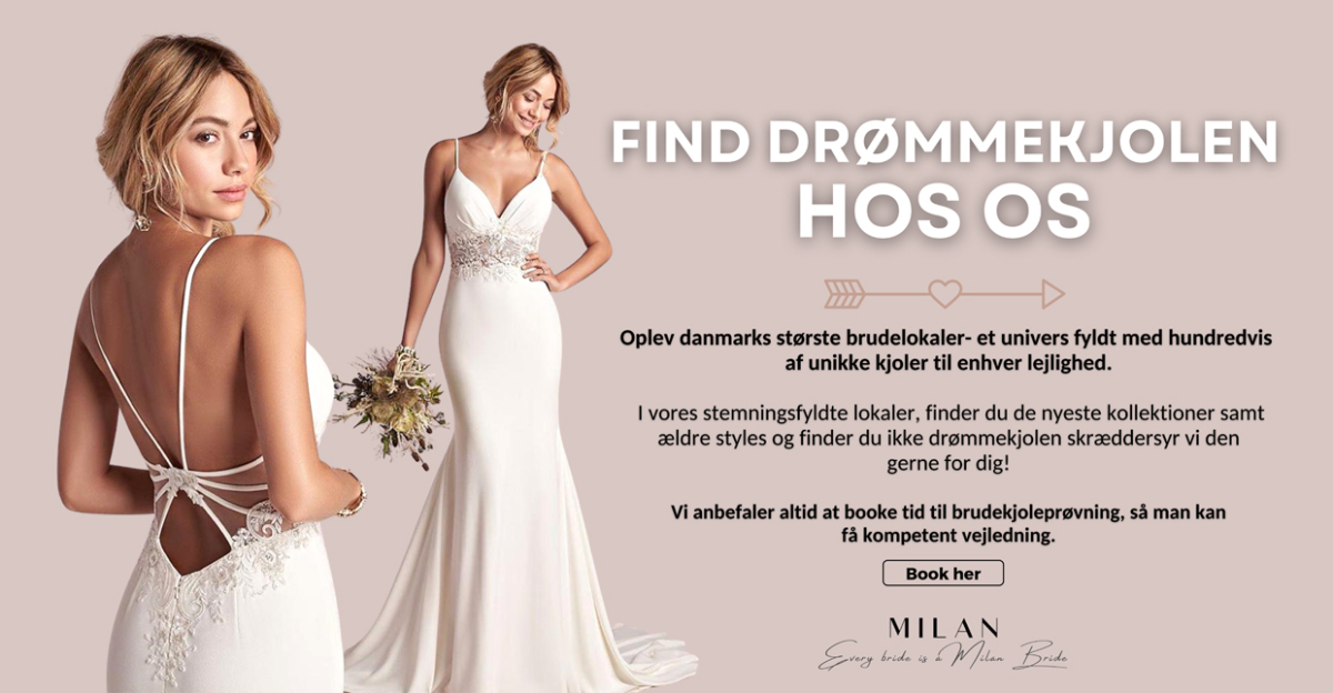Stort udvalg af brudekjoler | Danmarks største